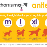 Pawerful by Cachorrisimo - Naturally Shed Split Elk Antler -  Aggressive Chewers - Made in USA - Promotes Natural Dental Hygiene
